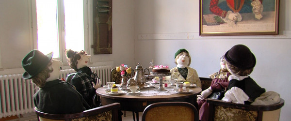 Der Direktor hat eingeladen: die fr&ouml;hliche Kaffeegesellschaft im Albgut (Quelle: RIK)